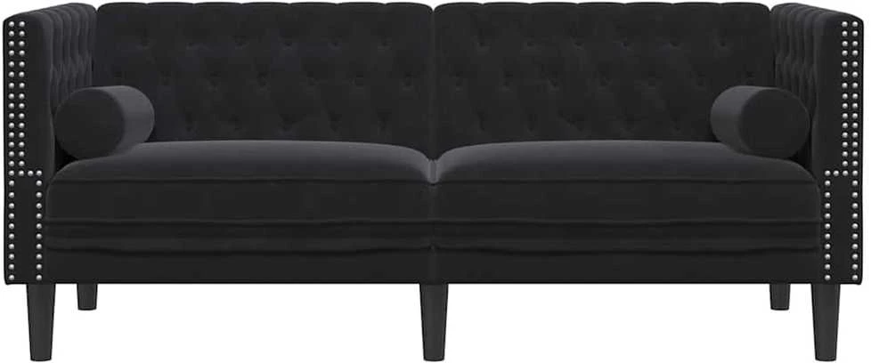 Sofa Juoda 174 x 74,5 x 70,5 cm Aksomas