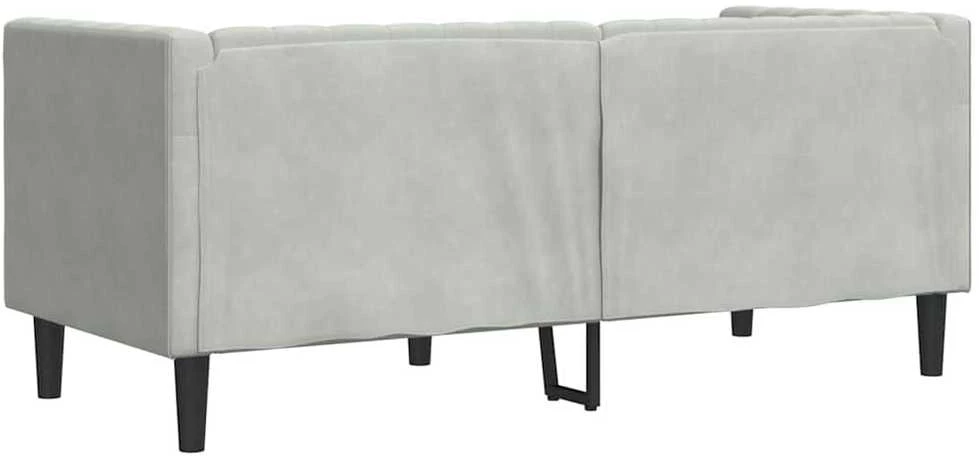 Sofa Šviesiai pilka 174 x 74,5 x 70,5 cm Aksomas