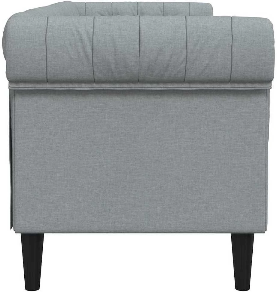 Sofa Šviesiai pilka 201,5 x 74,5 x 74,5 cm Poliesteris