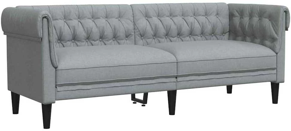 Sofa Šviesiai pilka 201,5 x 74,5 x 74,5 cm Poliesteris
