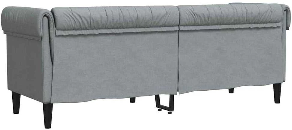 Sofa Šviesiai pilka 201,5 x 74,5 x 74,5 cm Poliesteris