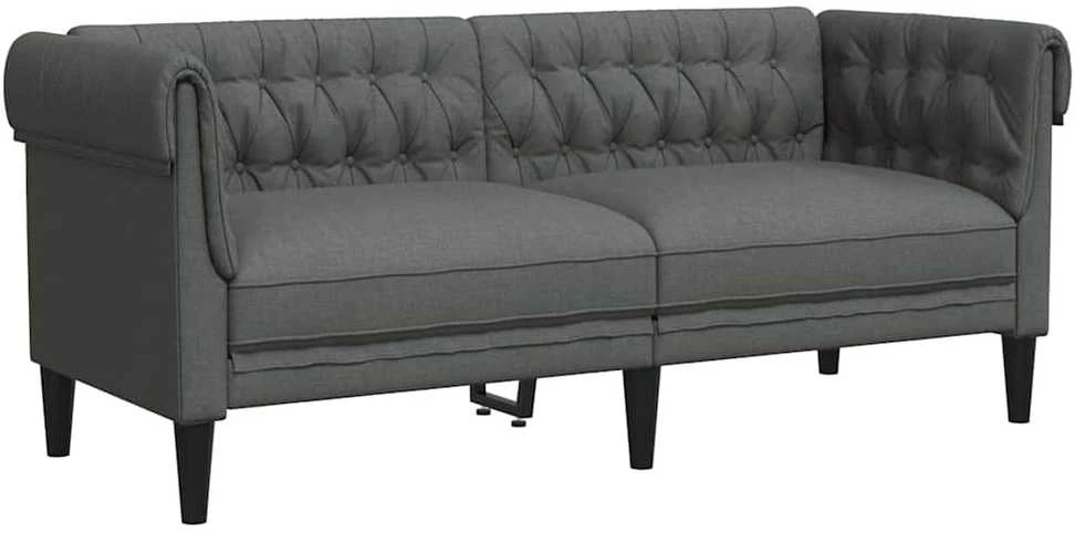 Sofa Tamsiai pilka 182,5 x 74,5 x 74,5 cm Poliesteris
