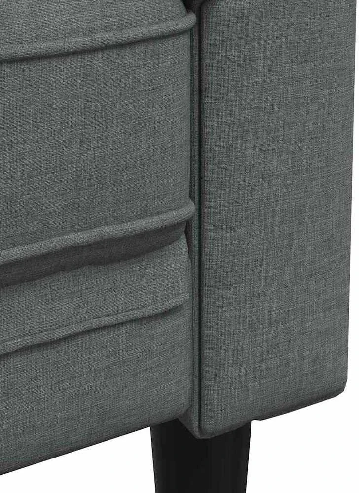 Sofa Tamsiai pilka 182,5 x 74,5 x 74,5 cm Poliesteris
