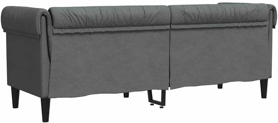 Sofa Tamsiai pilka 201,5 x 74,5 x 74,5 cm Poliesteris