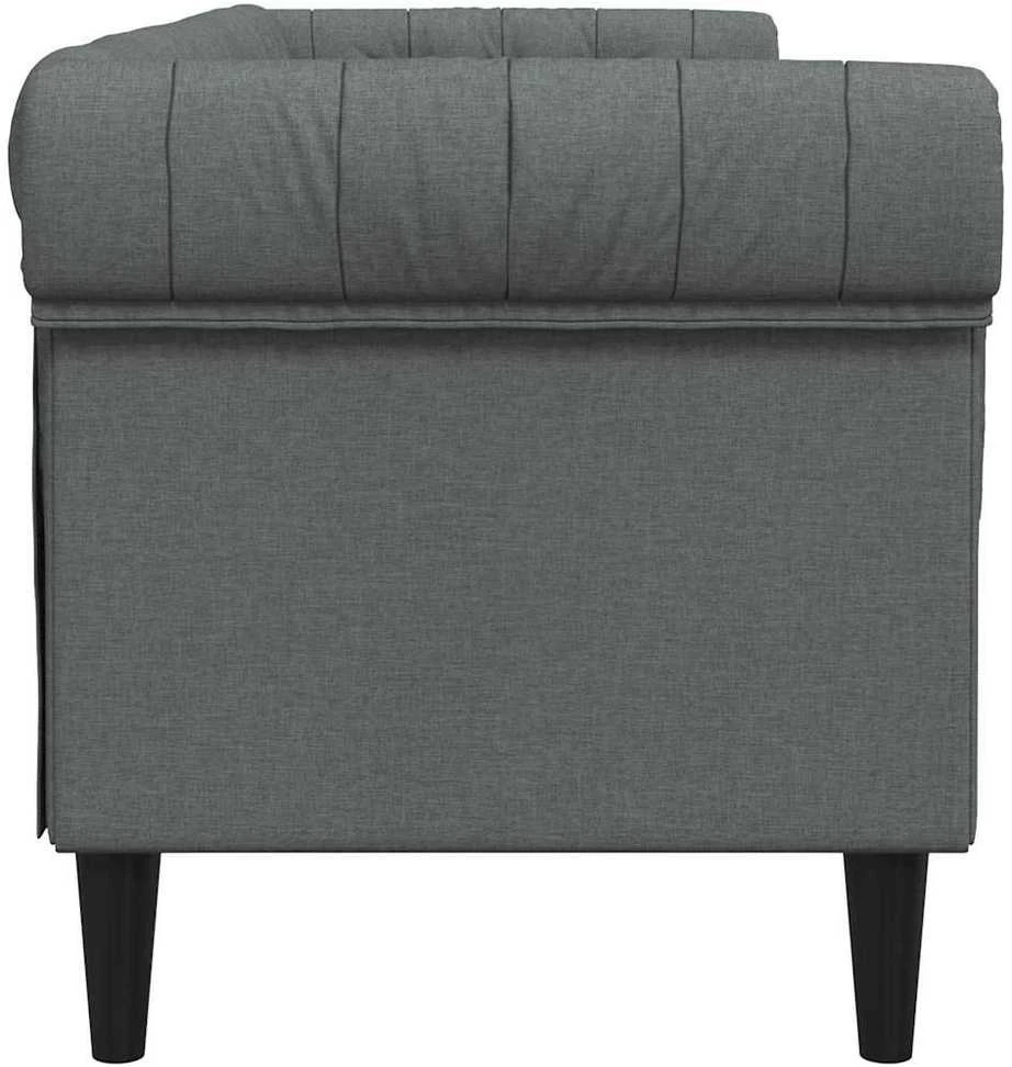 Sofa Tamsiai pilka 201,5 x 74,5 x 74,5 cm Poliesteris
