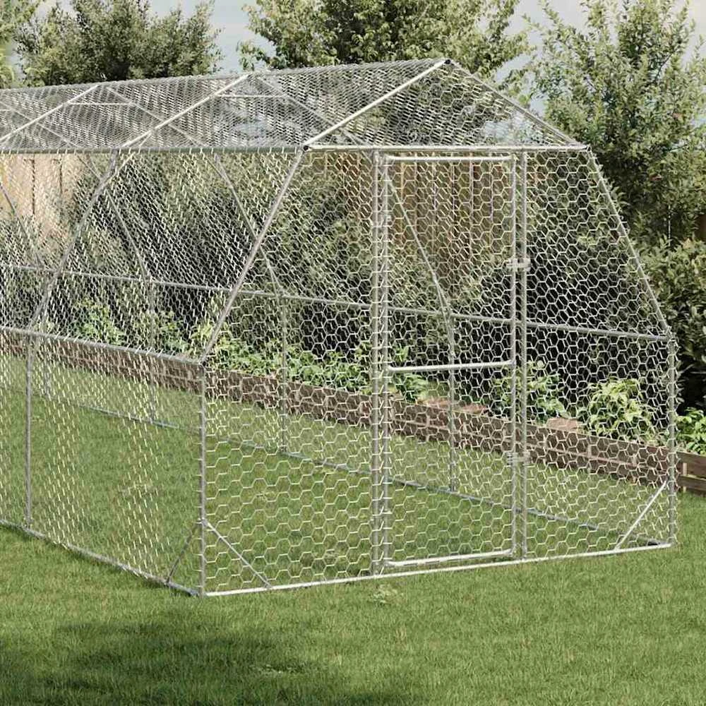 Chicken Run 2,5x10x2,25 m cinkuotas plienas