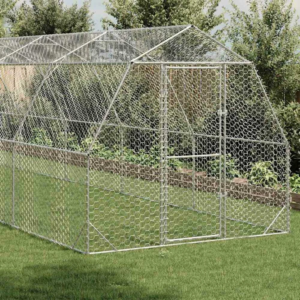 Chicken Run 2,5x12x2,25 m cinkuotas plienas