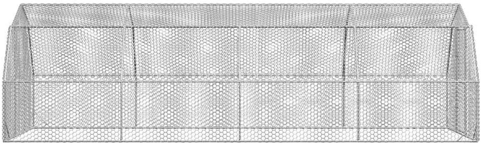 Chicken Run 2,5x8x2,25 m cinkuotas plienas