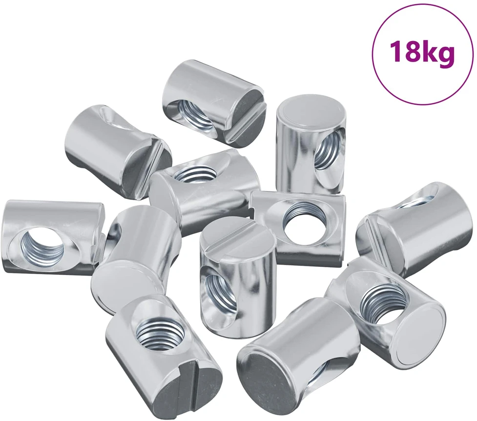 Cilindrinė veržlė M6 x 12,7 mm (sriegio skersmuo x L) Geležis