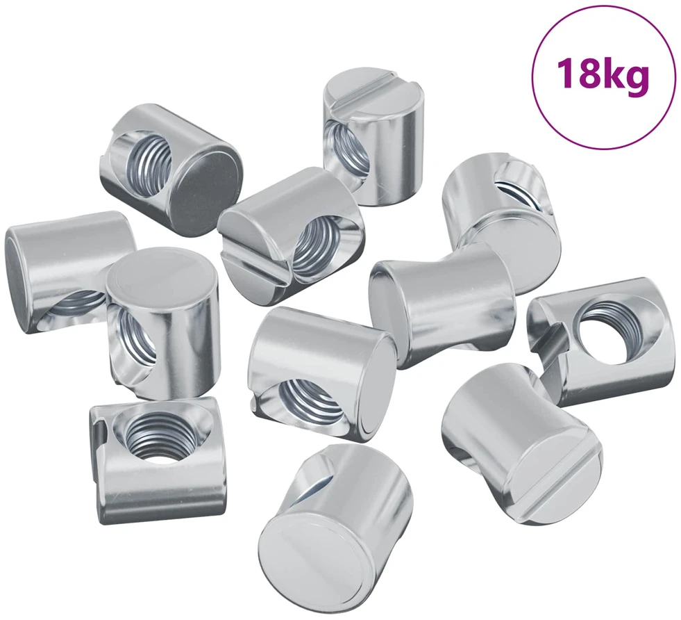 Cilindrinės veržlės M6 x 12 mm (srieginio diametro x Ilgis)