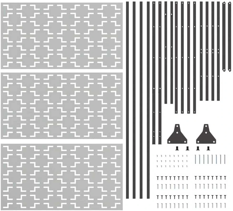 Privatumo žaliuzės 100 x 50 x 180 cm Galvanizuotas plienas