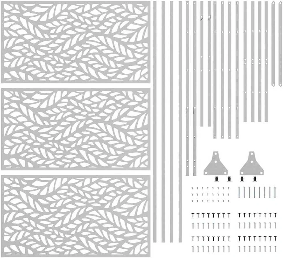 Privatumo žaliuzės 100 x 50 x 180 cm Galvanizuotas plienas