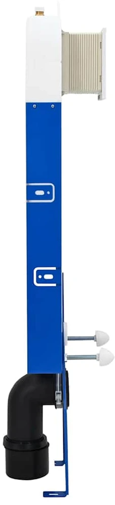 Cisternos rėmas su saugykla Balta 50 x 8 x 131 cm Plienas