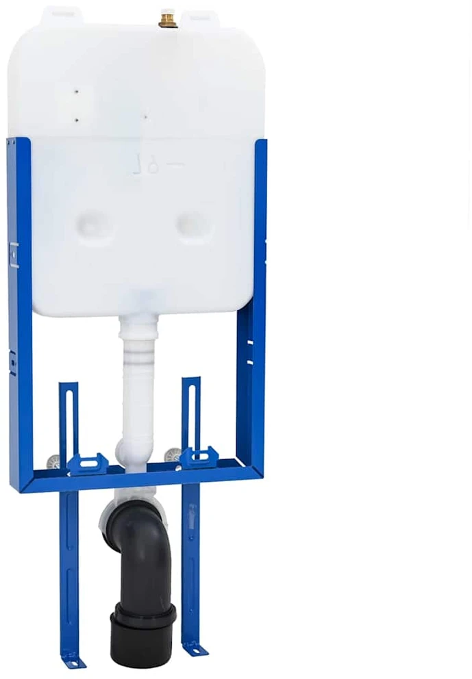 Cisternos rėmas su saugykla Balta 50 x 8 x 131 cm Plienas