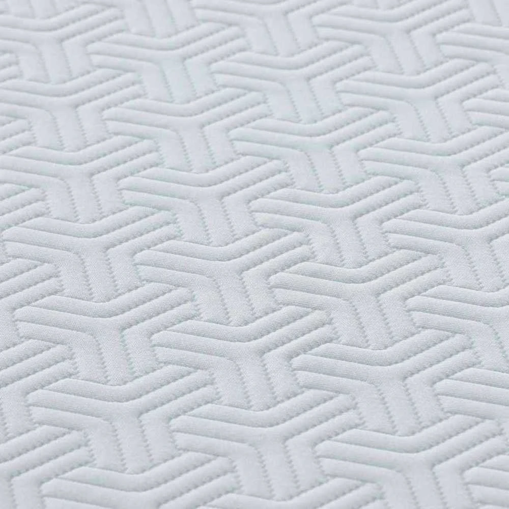 Čiužinys Balta ir pilka 80 x 200 cm Žakardinis audinys