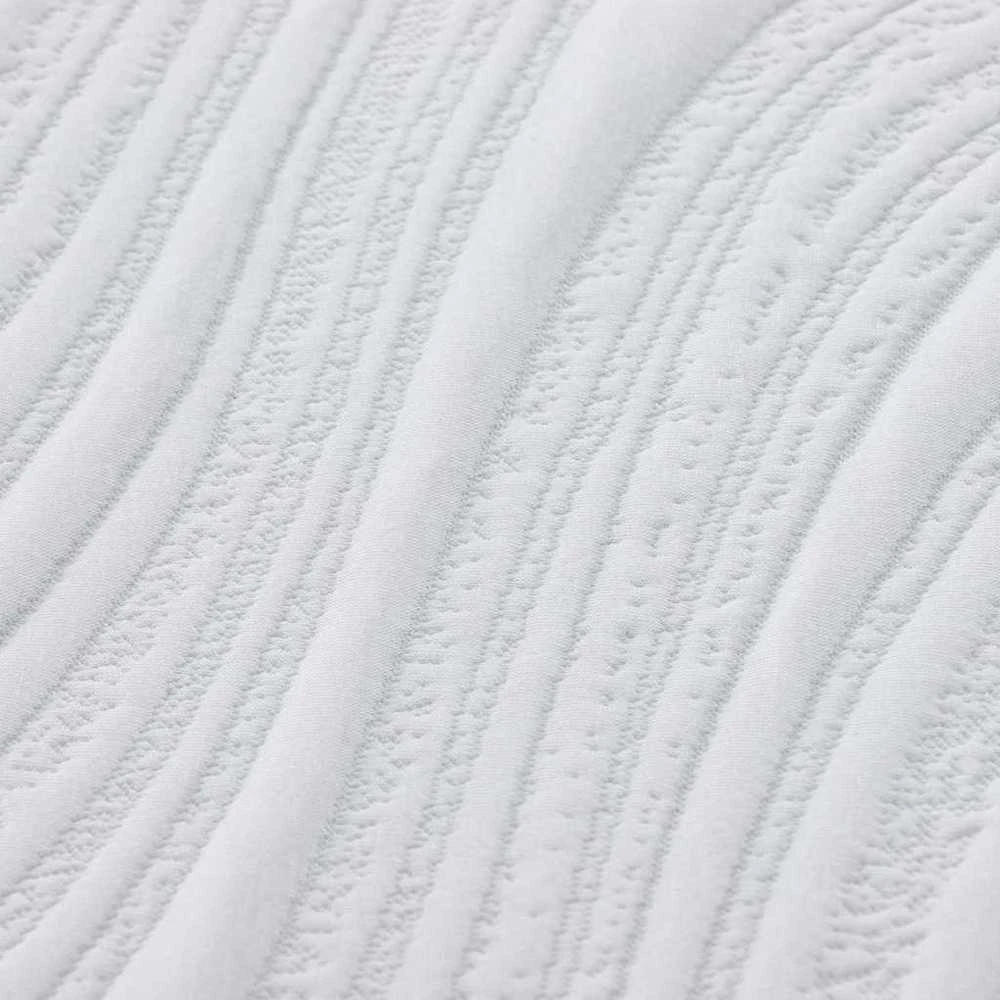 Čiužinys Vidutinio kietumo 120 x 200 cm Balta ir pilka
