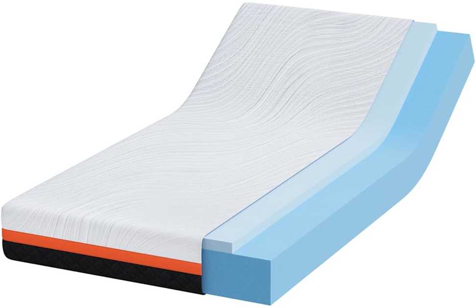 Čiužinys Balta ir juoda 120 x 200 cm Žakardinis audinys