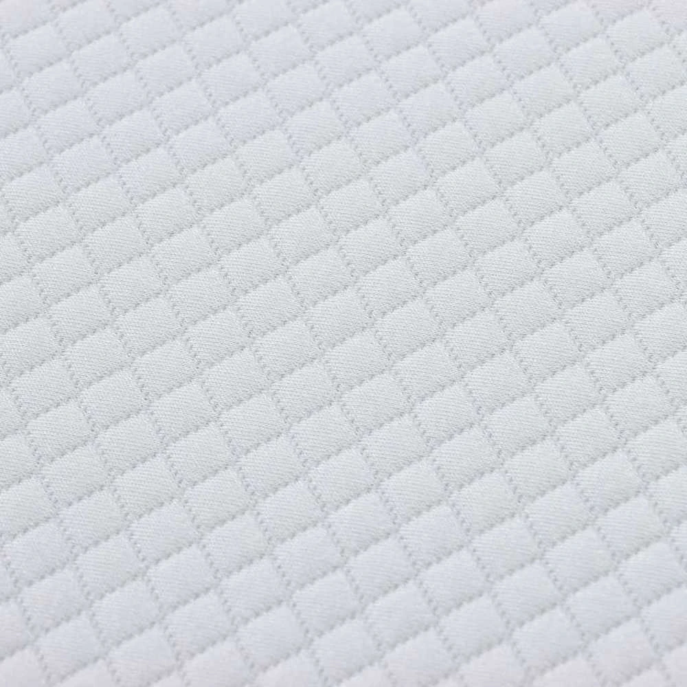 Čiužinys Vidutinio minkštumo 90 x 190 cm Balta ir pilka