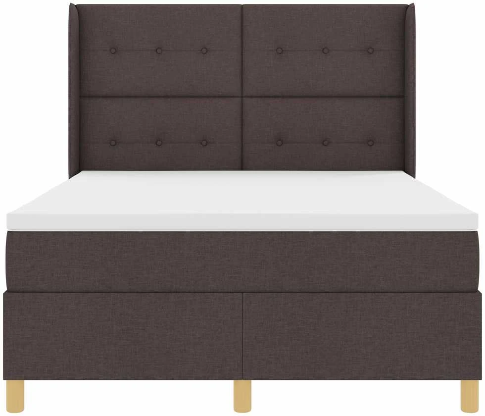 Kiemas lova su LED juostelėmis Ruda 140 x 190 cm audinys