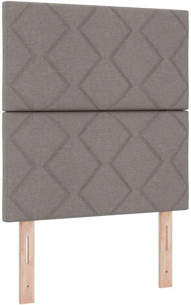 Kiemas lova su LED juostelėmis Tortora 80 x 200 cm audinys