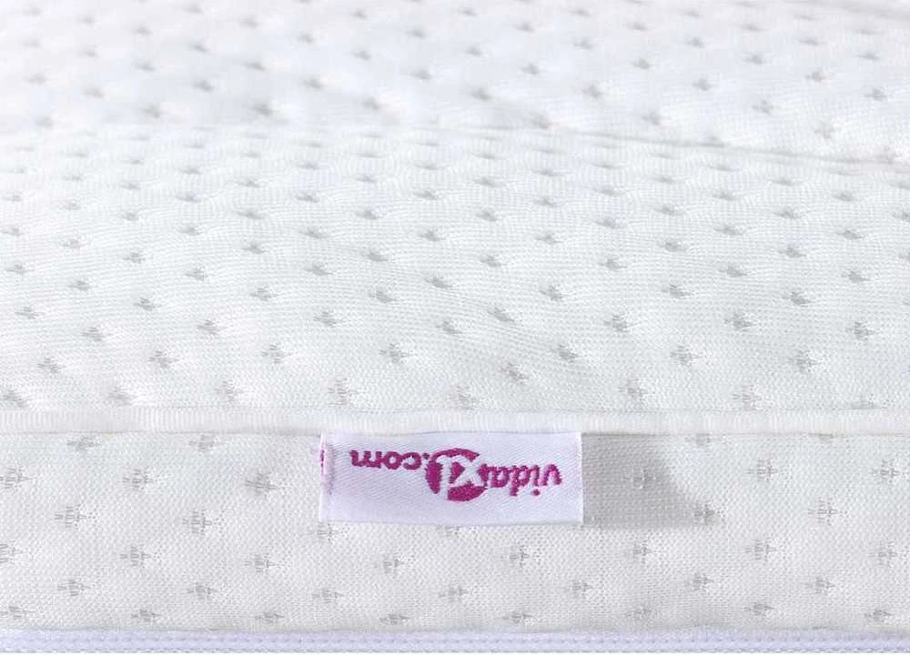 Čiužinys Čiužinio papildymas 100 x 200 cm storio Megztas audinys Balta