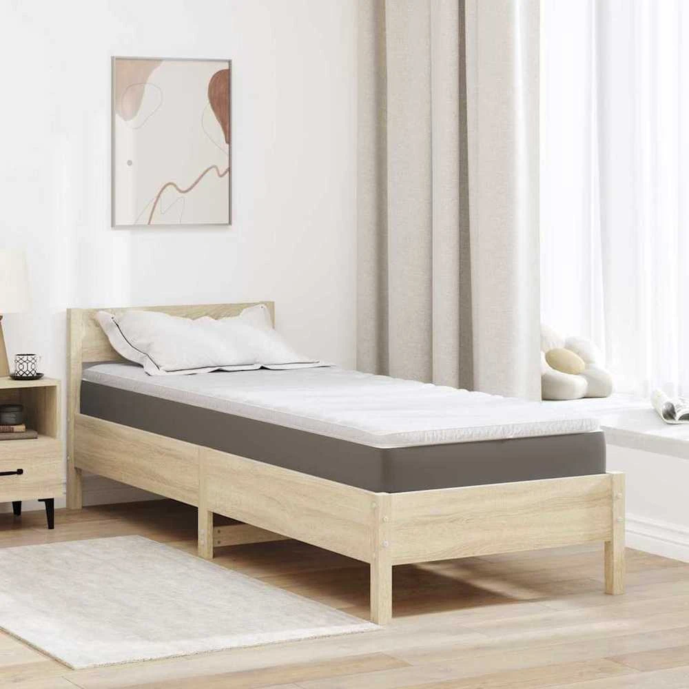 Čiužinys Čiužinio papildymas 80 x 200 cm storio Megztas audinys Balta