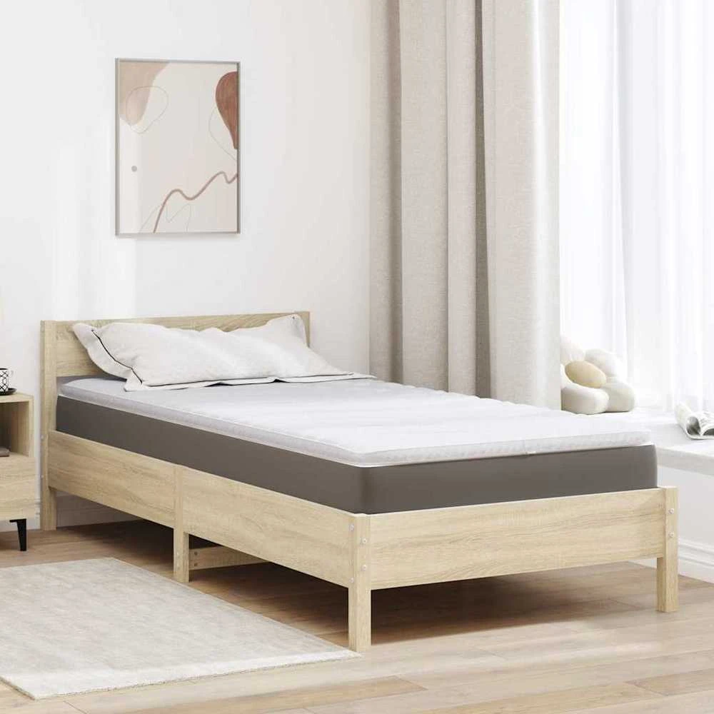 Čiužinys Čiužinio papildymas 90 x 190 cm storio Megztas audinys Balta