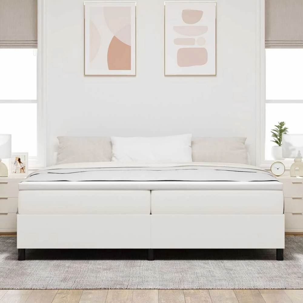 Platforminės lovos rėmas Kreminė 200 x 200 cm