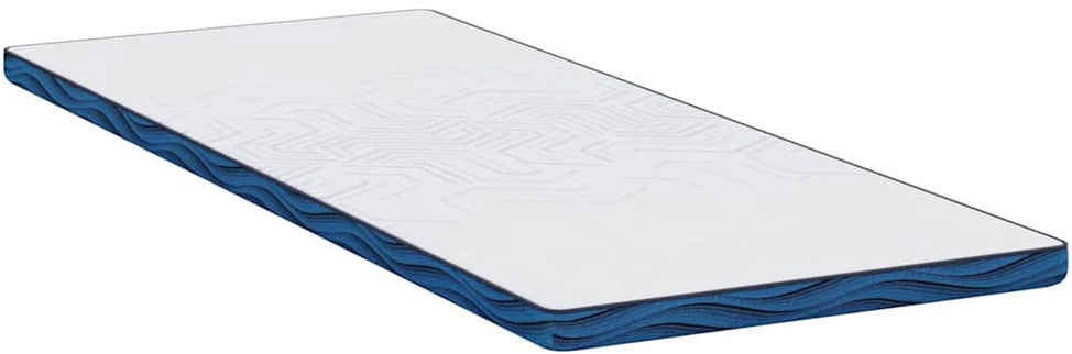 Čiužinio papildymas 70 x 200 cm storio Žakardinis audinys Balta