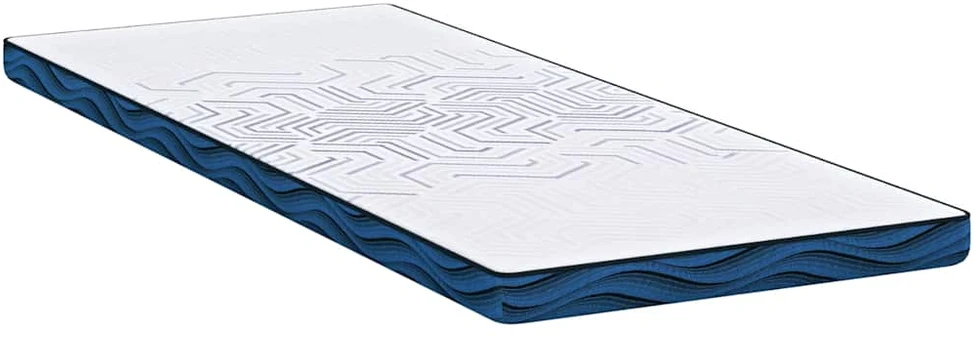Čiužinio papildymas 80 x 200 cm storio Žakardinis audinys Balta
