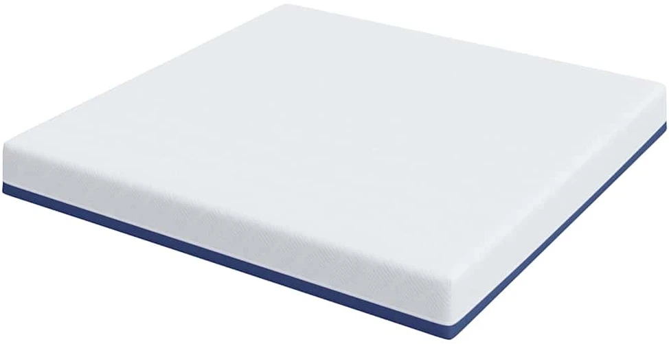 Čiužinys Balta ir mėlyna 200 x 200 cm Žakardinis audinys