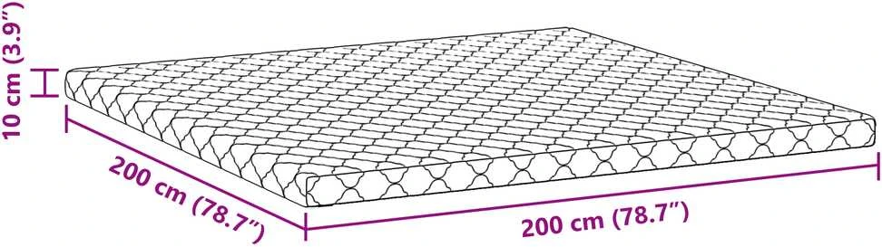 Čiužinys Balta 200 x 200 cm Žakardinis audinys
