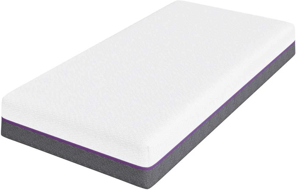 „Memory Foam“ čiužinys Vidutinis 80 x 160 cm Balta ir pilka