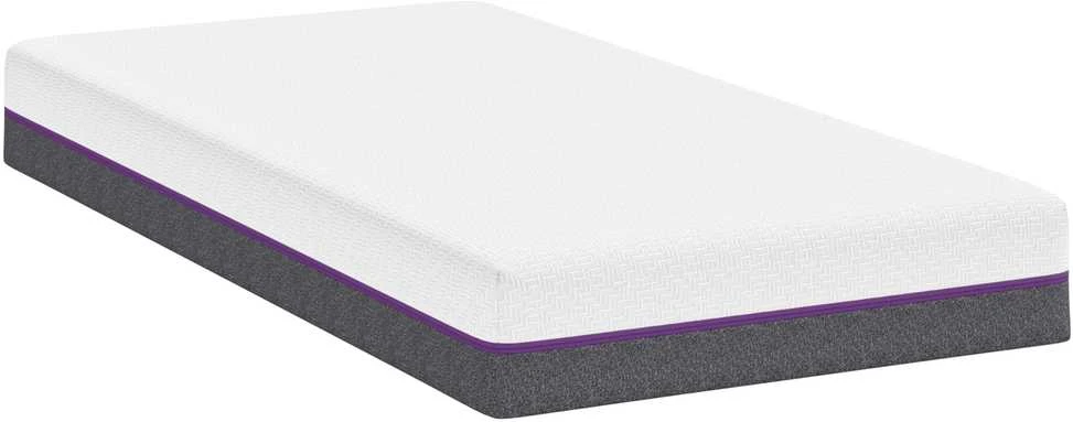 „Memory Foam“ čiužinys Vidutinis 80 x 160 cm Balta ir pilka