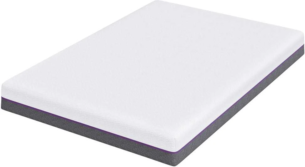 „Memory Foam“ čiužinys Vidutinis 140 x 190 cm Balta ir pilka
