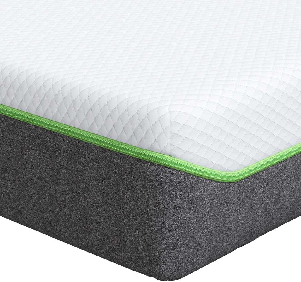 Čiužinys Vidutinio minkštumo 90 x 200 cm Balta ir pilka