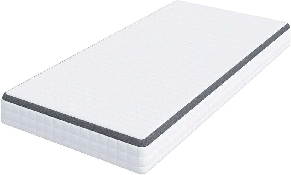 Čiužinys Vidutinio minkštumo 90 x 200 cm Balta ir pilka