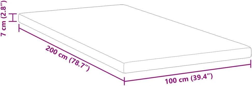 Čiužinys Miegamojo putų čiužinio užvalkalas 100 x 200 cm Thick Minkštas