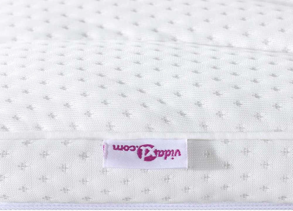 Čiužinys Čiužinio papildymas 100 x 200 cm storio Megztas audinys Balta