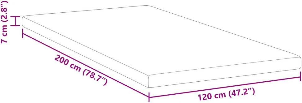 Čiužinys Miegamojo putų čiužinio užvalkalas 120 x 200 cm Thick Minkštas