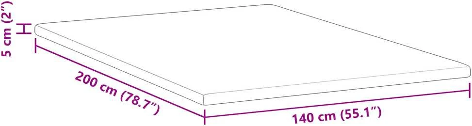 Čiužinys Miegamojo putų čiužinio užvalkalas 140 x 200 cm Thick Minkštas