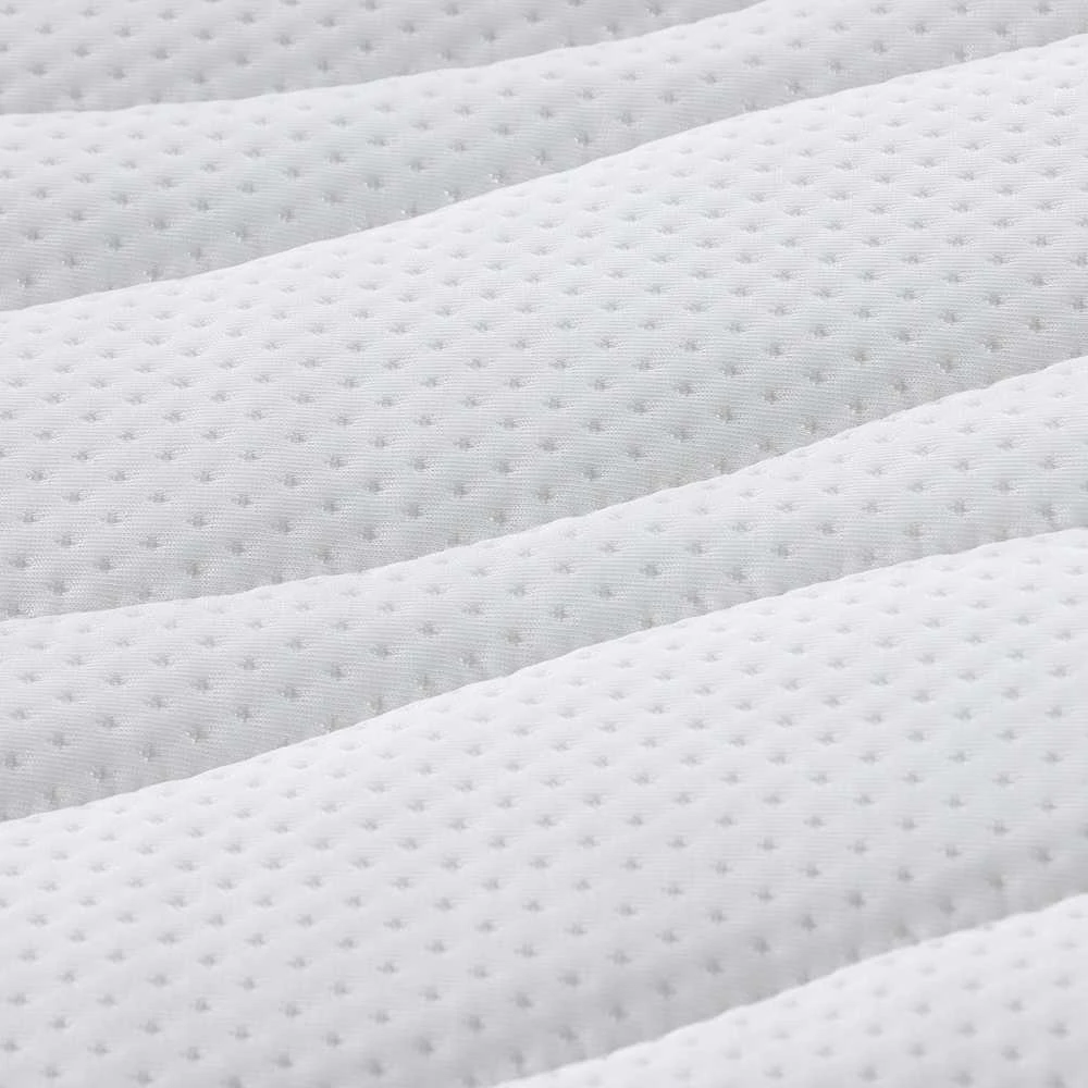 Čiužinys Čiužinio papildymas 200 x 200 cm storio Megztas audinys Balta