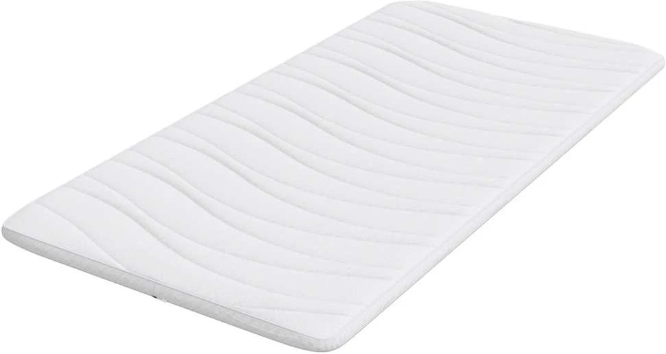 Čiužinys Čiužinio papildymas 90 x 200 cm storio Megztas audinys Balta