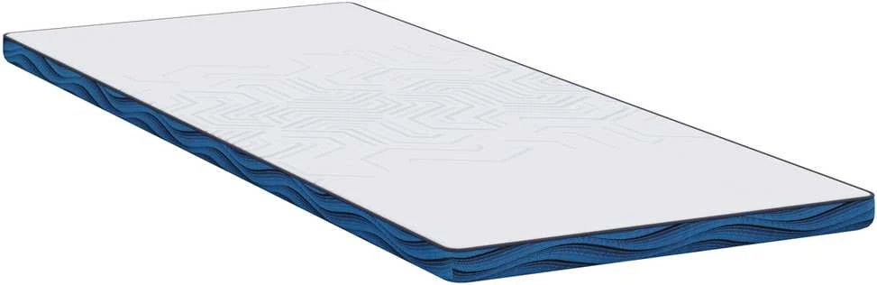 Čiužinys Čiužinio papildymas 70 x 200 cm storio Žakardinis audinys Balta