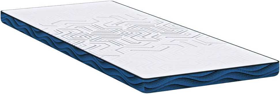 Čiužinys Čiužinio papildymas 80 x 200 cm storio Žakardinis audinys Balta