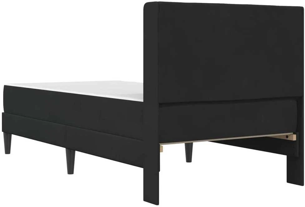 Čiužinys Lovos rėmas su čiužiniu Juoda 100 x 200 cm Aksomas