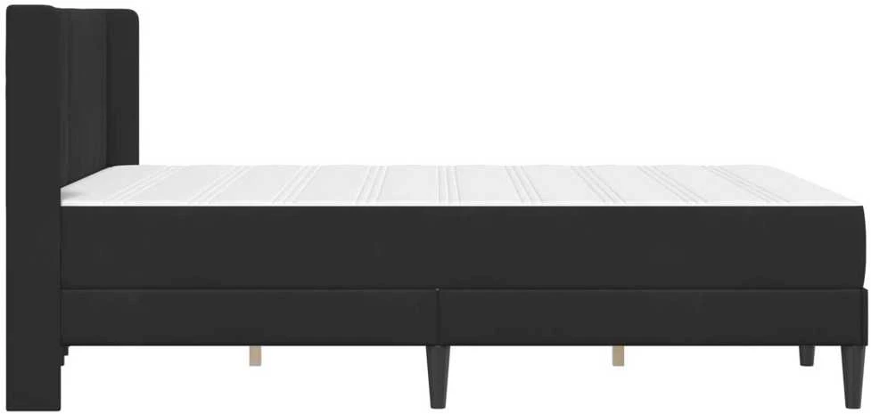 Čiužinys Lovos rėmas su čiužiniu Juoda 120 x 200 cm Aksomas