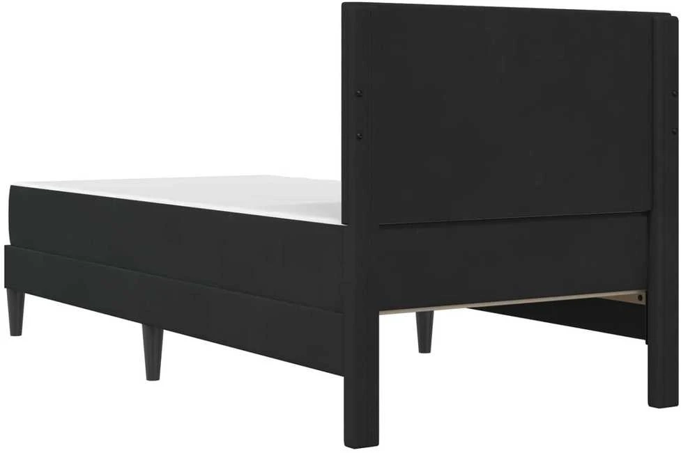 Čiužinys Lovos rėmas su čiužiniu Juodas 100 x 200 cm Aksomas