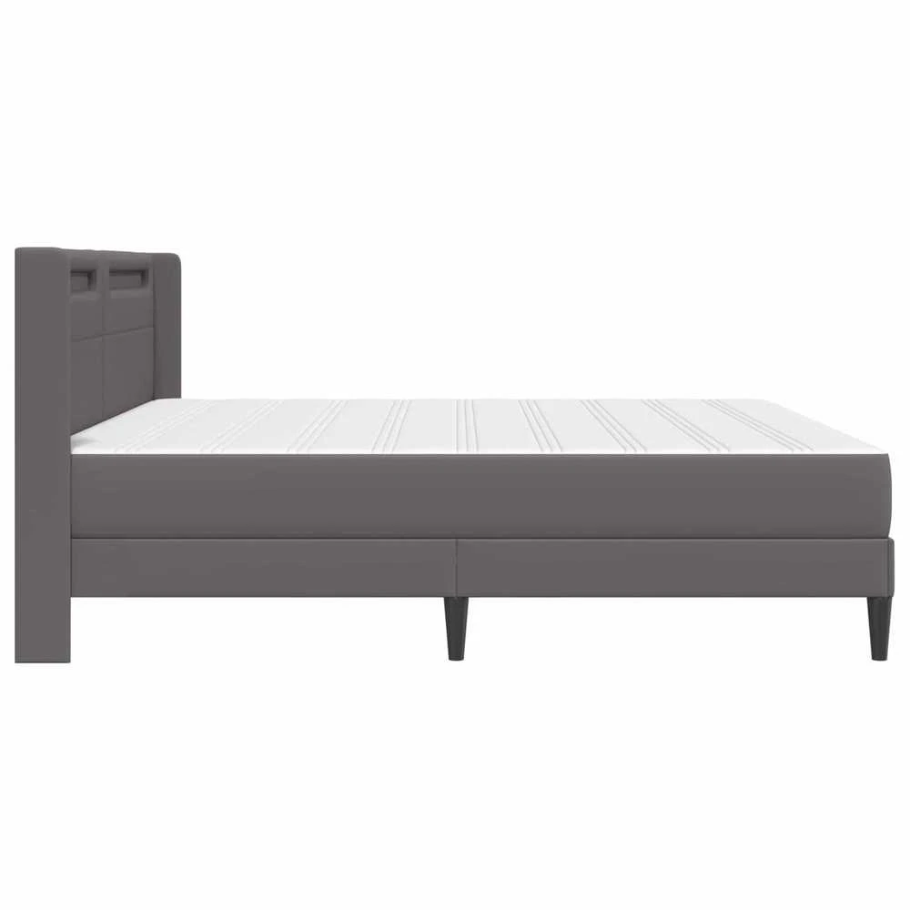 Čiužinys Lovos rėmas su čiužiniu Pilka 200 x 200 cm Dirbtinė oda