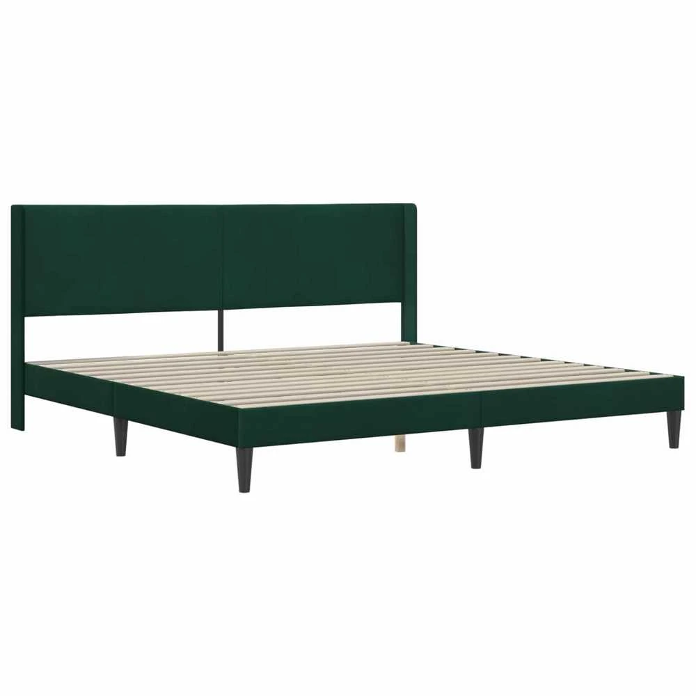 Čiužinys Lovos rėmas su čiužiniu Tamsiai žalia 200 x 200 cm Aksomas